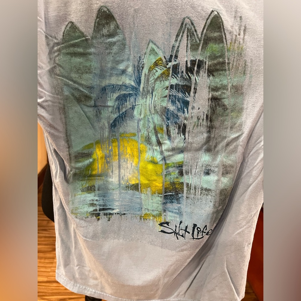 Salt Life Men's Tropical Blue Tee